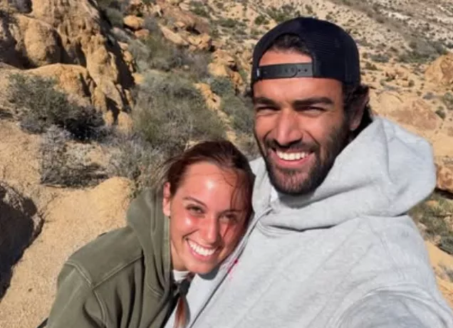 Matteo Berrettini with girlfriend