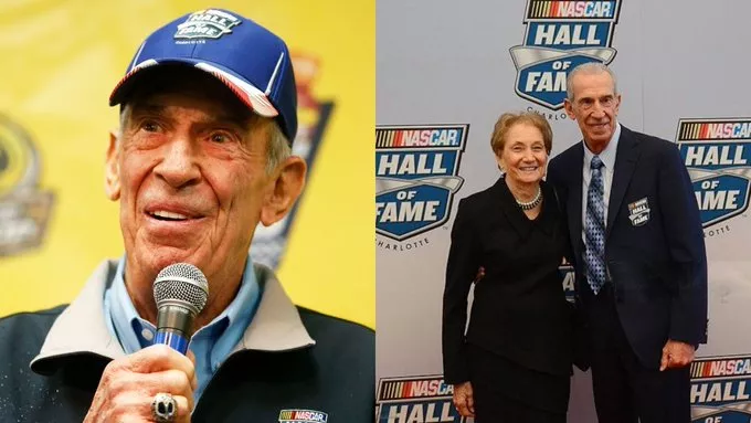 Ned Jarrett with wife