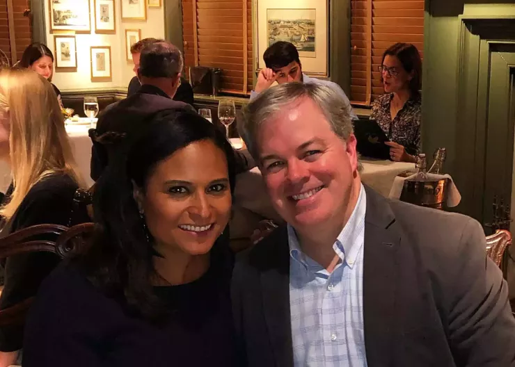 Kristen Welker and John Hughes