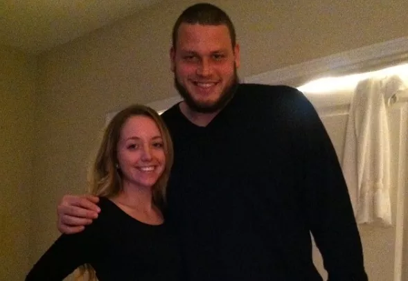Joel Bitonio and wife Courtney
