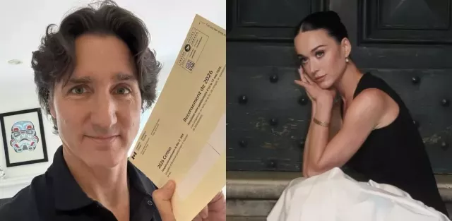 Justin Trudeau and Katy Perry