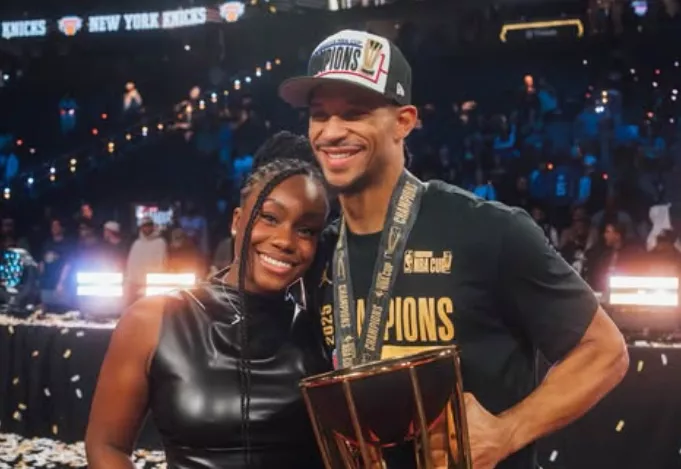 Josh Hart and wife Shannon Hart