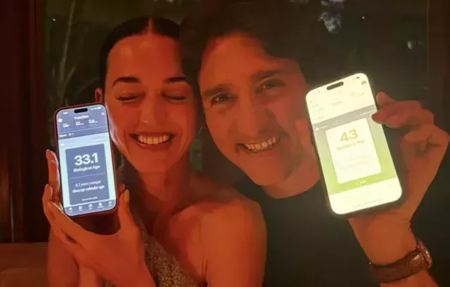 Justin Trudeau and Katy Perry