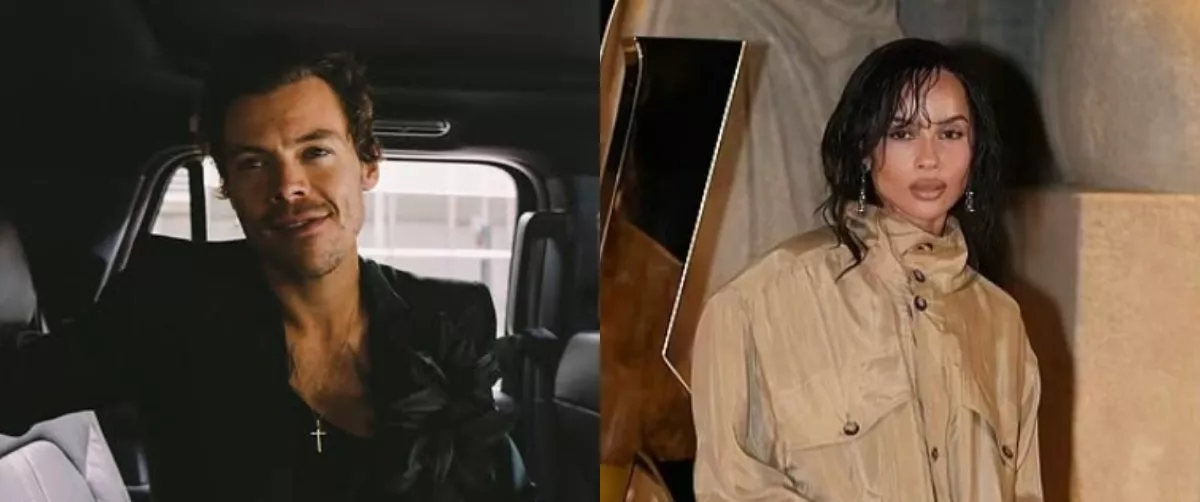 Zoe Kravitz and Harry Styles