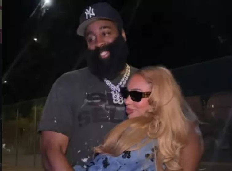 James Harden girlfriend Front Paije
