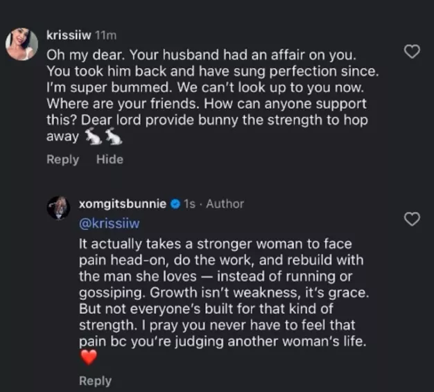 Bunnie Xo comment