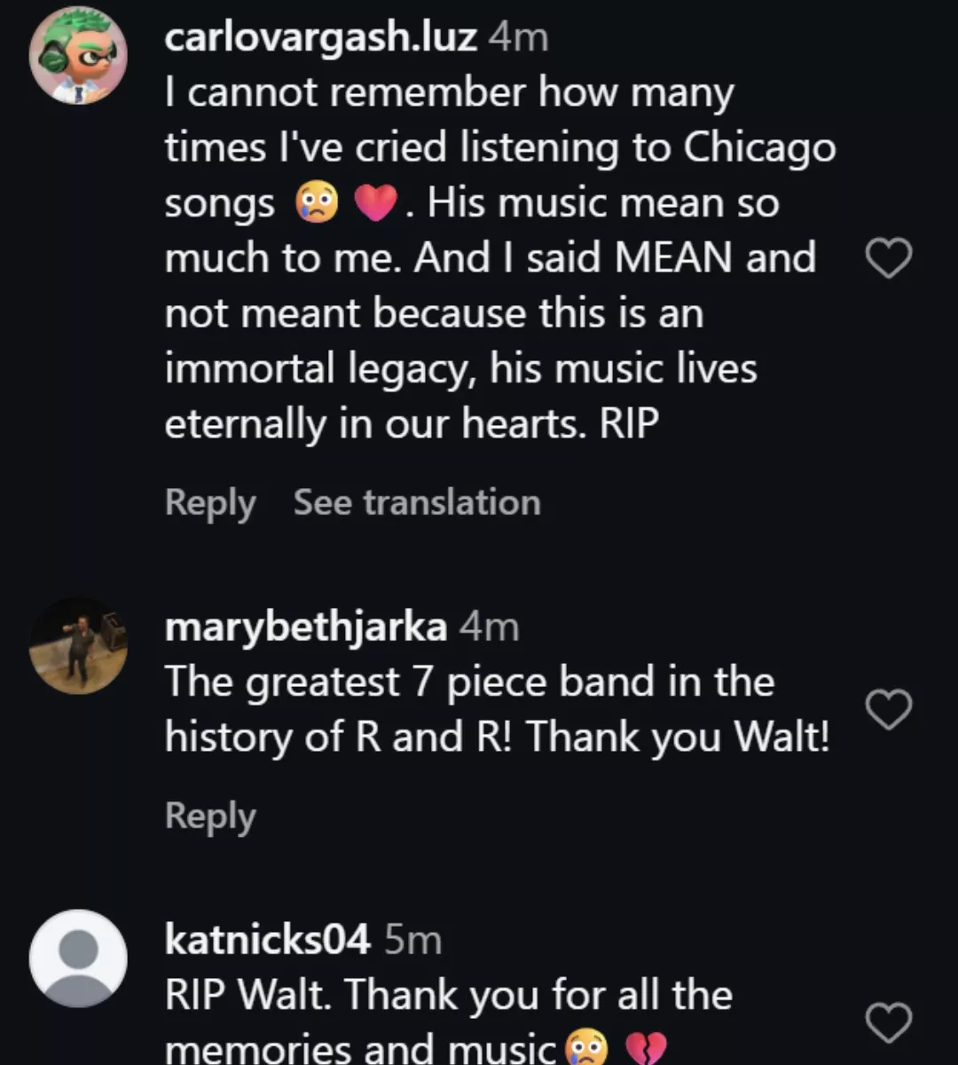 Walter Parazaider fans