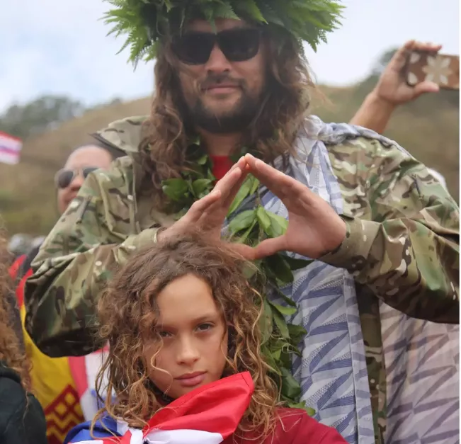 Jason Momoa  and son Nakoa Wolf