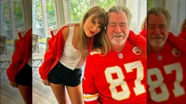 Taylor Swift and Ed Kelce