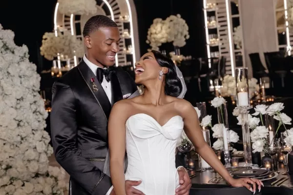 DeVonta Smith and Mya Danielle