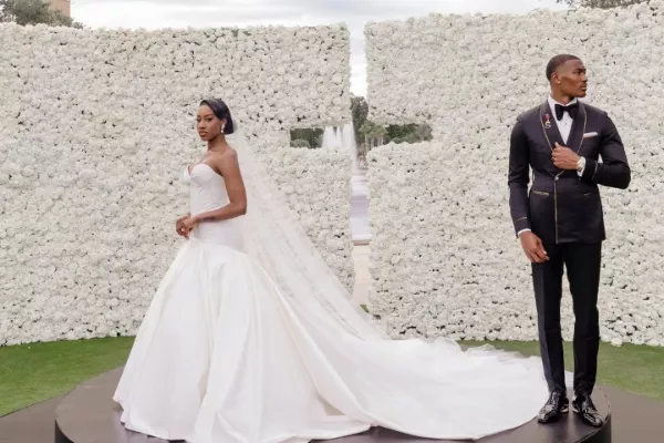 DeVonta Smith and Mya Danielle