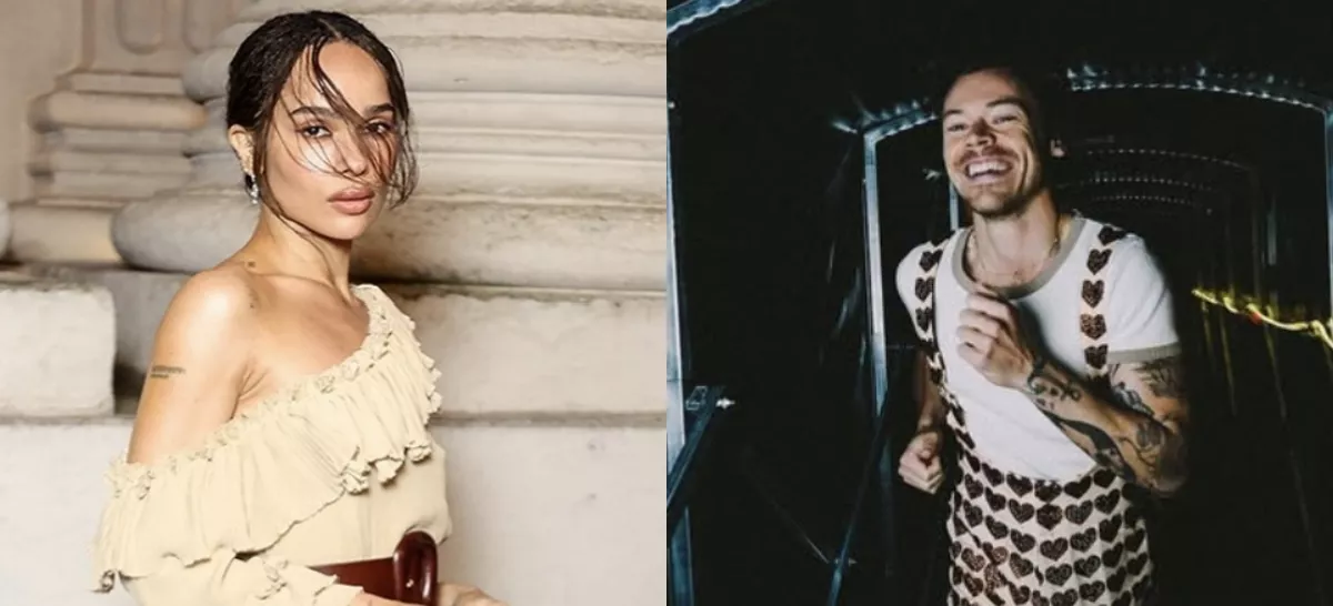 Zoe Kravitz and Harry Styles