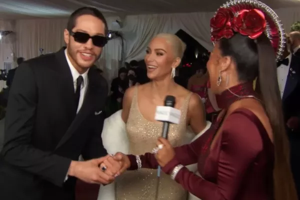 Kim Kardashian and Pete Davidson