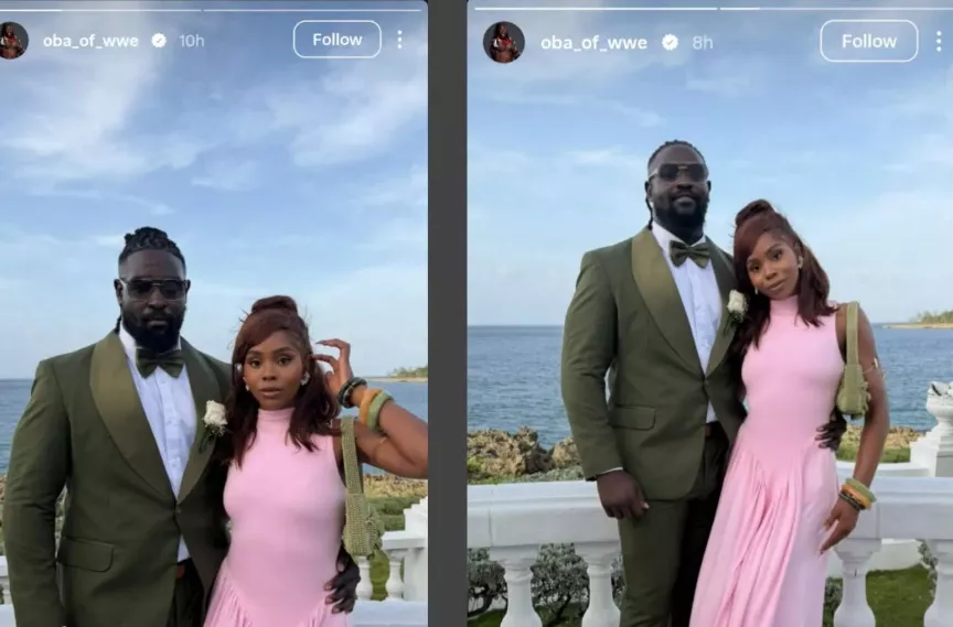 Oba Femi and girlfriend Briell Brielle