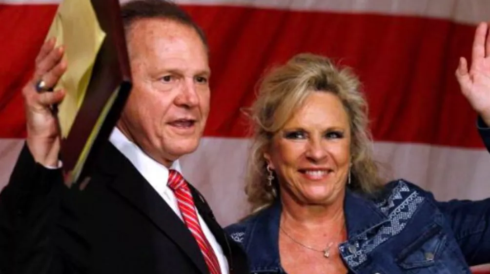Roy Moore and wife Kayla Moore