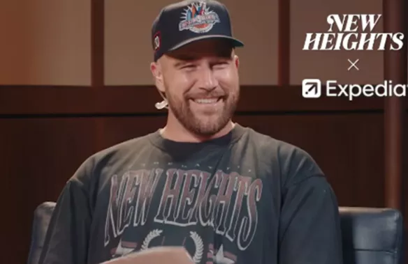 Travis Kelce in New Heights finale
