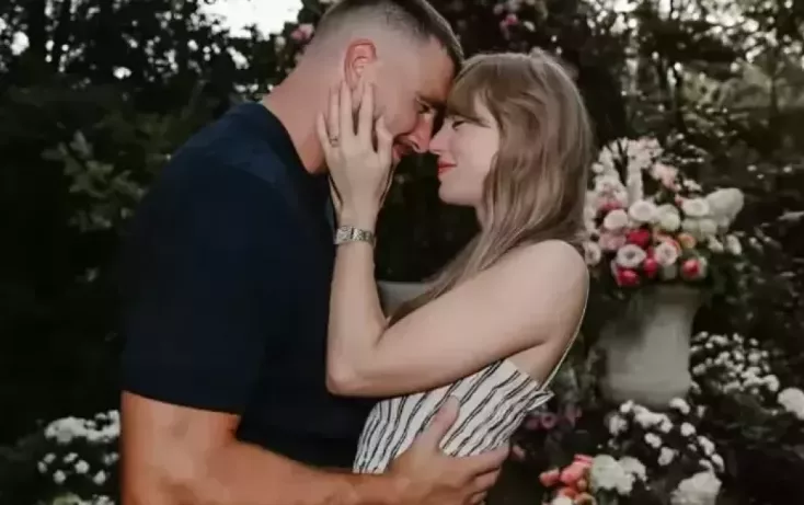 Taylor Swift and Travis Kelce
