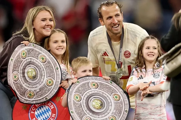 Harry Kane and Katie Goodland