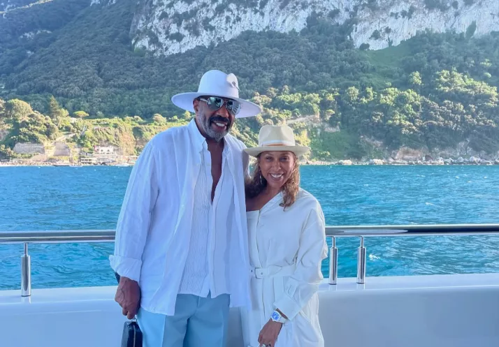 Steve Harvey and Marjorie Harvey