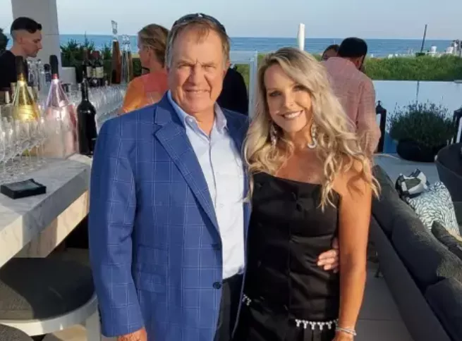 Bill Belichick and Linda Holliday