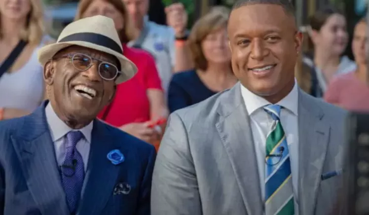 Craig Melvin and Al Roker