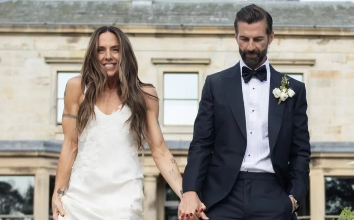 Mel C and Chris Dingwall