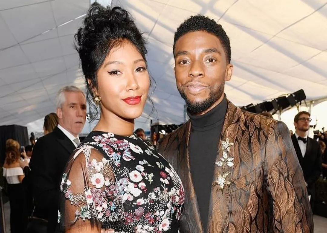 Chadwick Boseman and Taylor Simon 