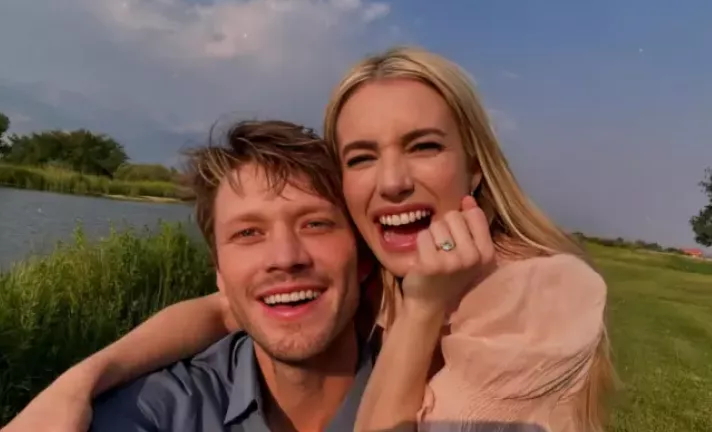 Emma Roberts and Cody John