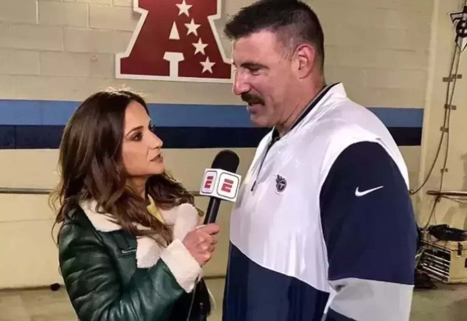 Dianna Russini and Mike Vrabel