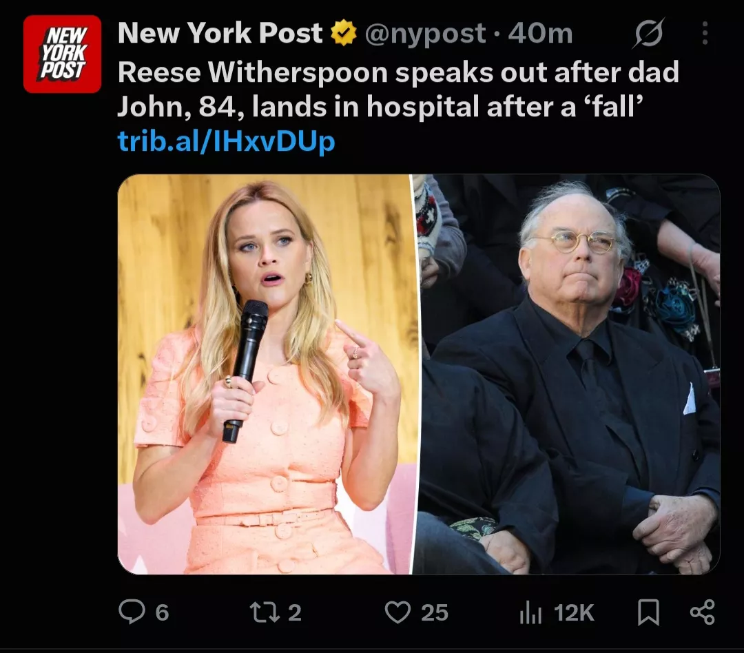 Reese Witherspoon and her father