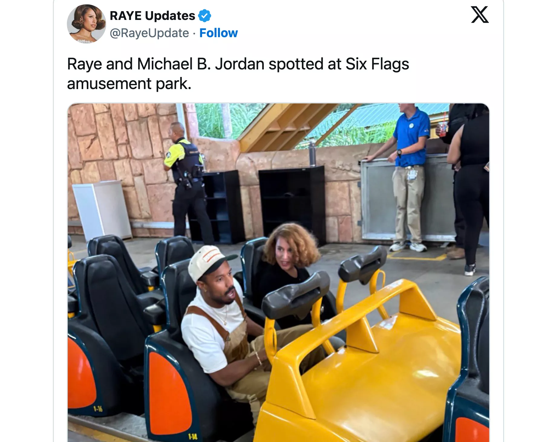 Michael B. Jordan and RAYE