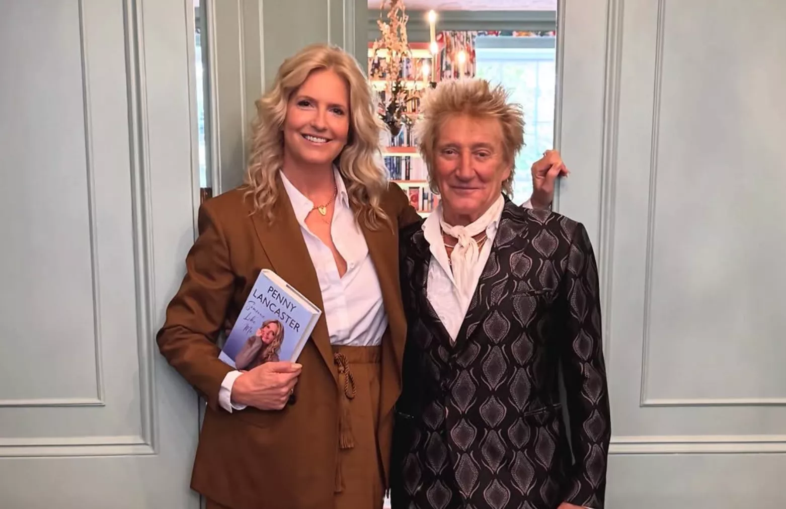 Rod Stewart and Penny Lancaster