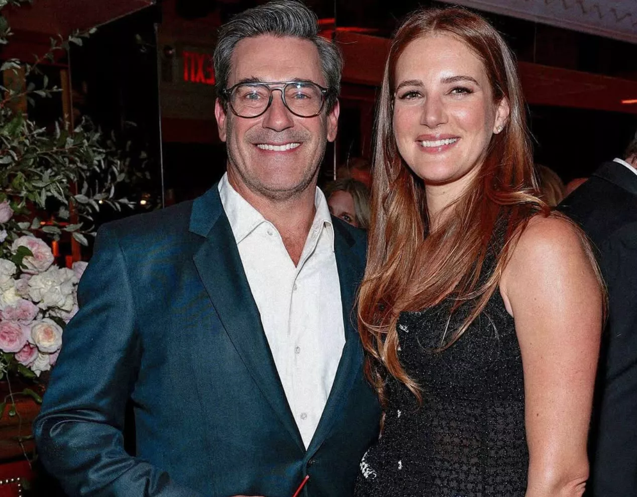 Jon Hamm and Anna Osceola