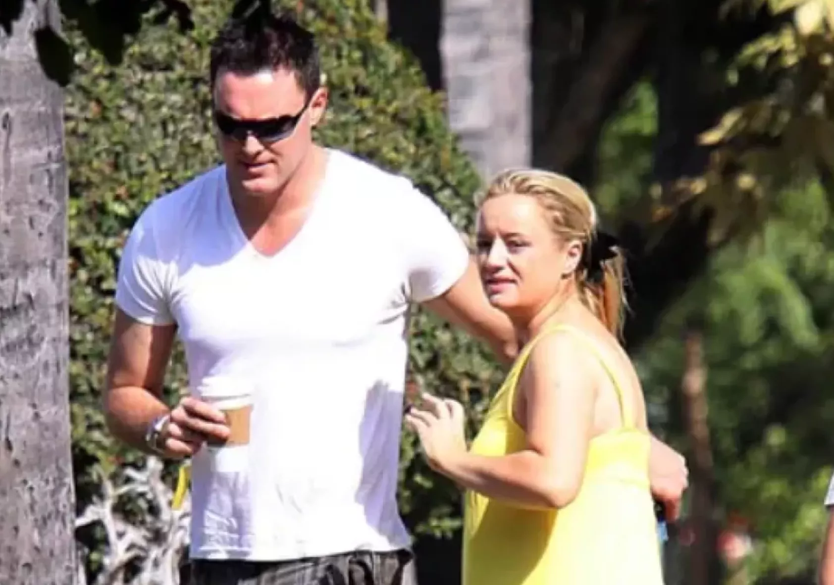 Lucy Davis and ex-husband
