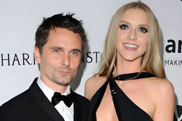 Matt Bellamy and Elle Evans