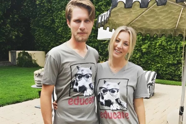 Kaley Cuoco and Karl Cook