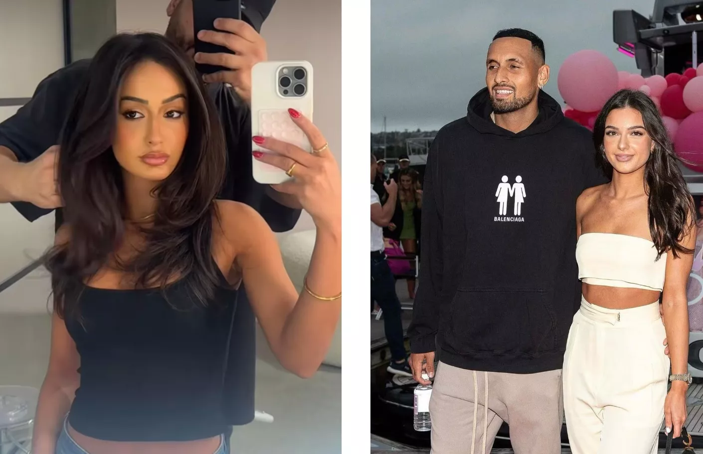 Nick Kyrgios, Costeen Hatzi, Mia Dalkos