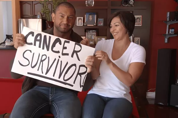 Dave Bautista and Angie Bautista