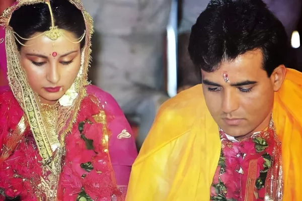 Poonam Dhillon and Ashok Thakeria