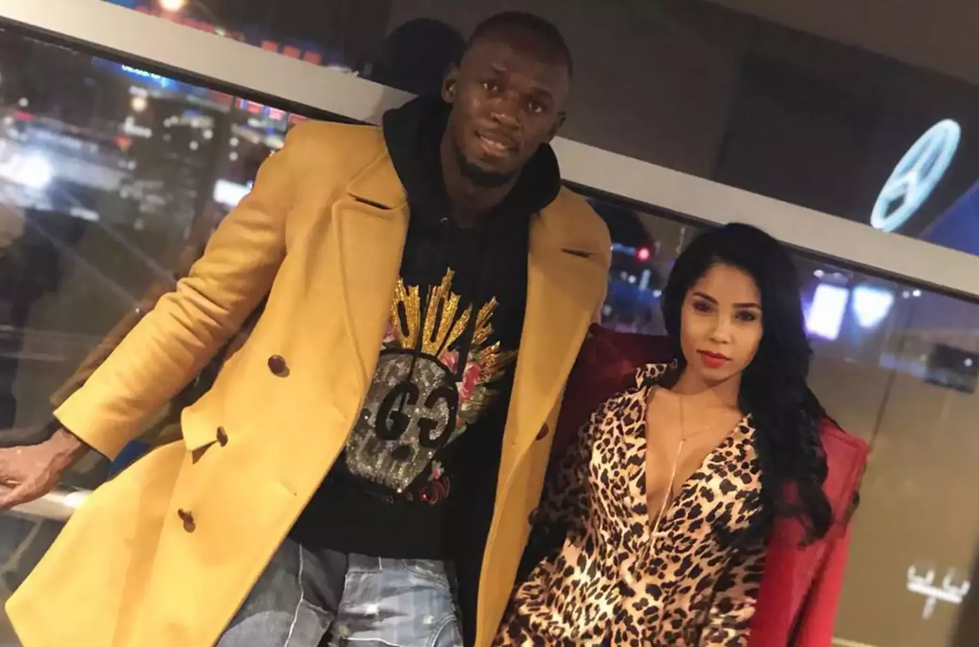 Usian Bolt and Kasi Bennett