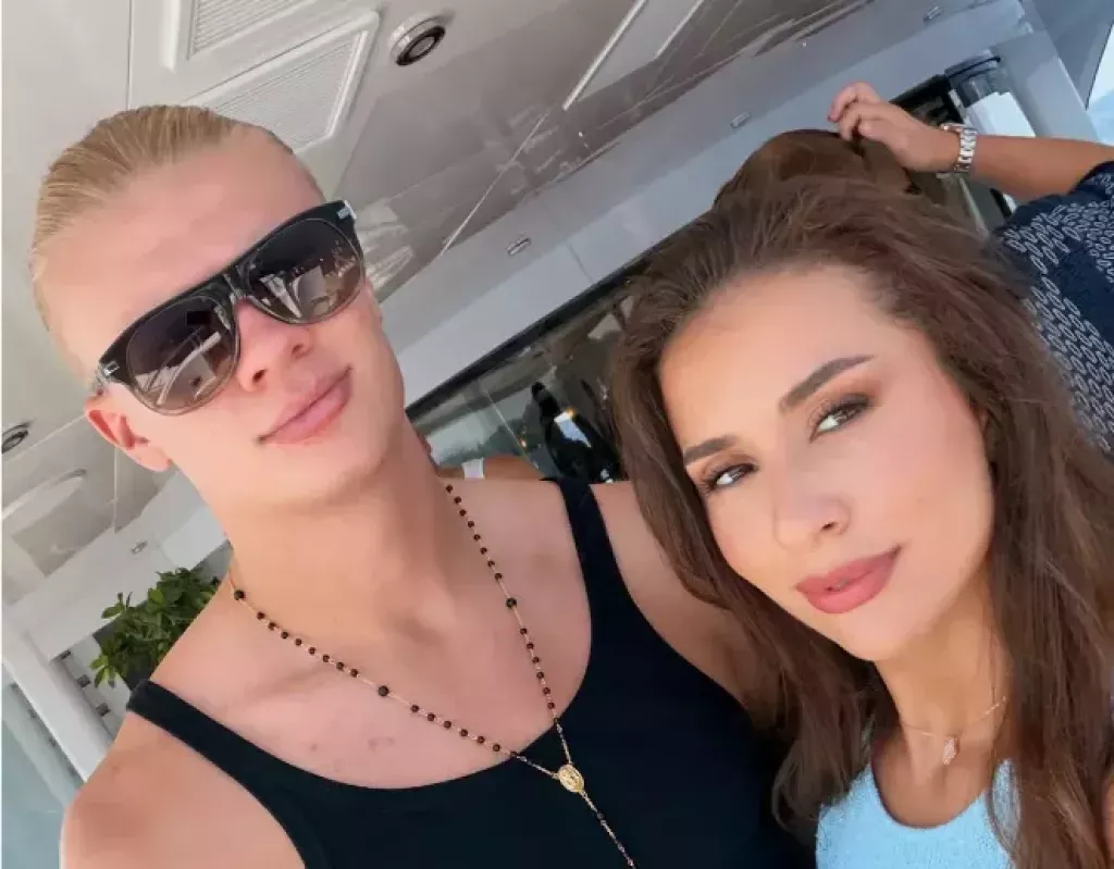 Erling Haaland and girlfriend Isabel