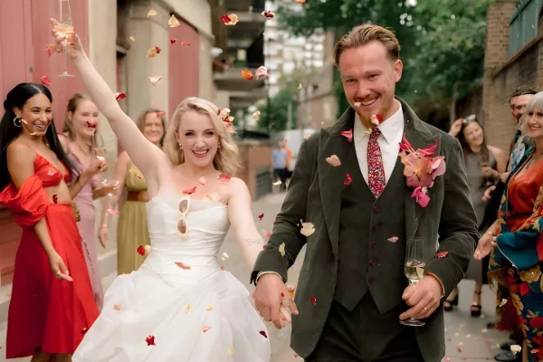 Evanna Lynch and Denis Skinner