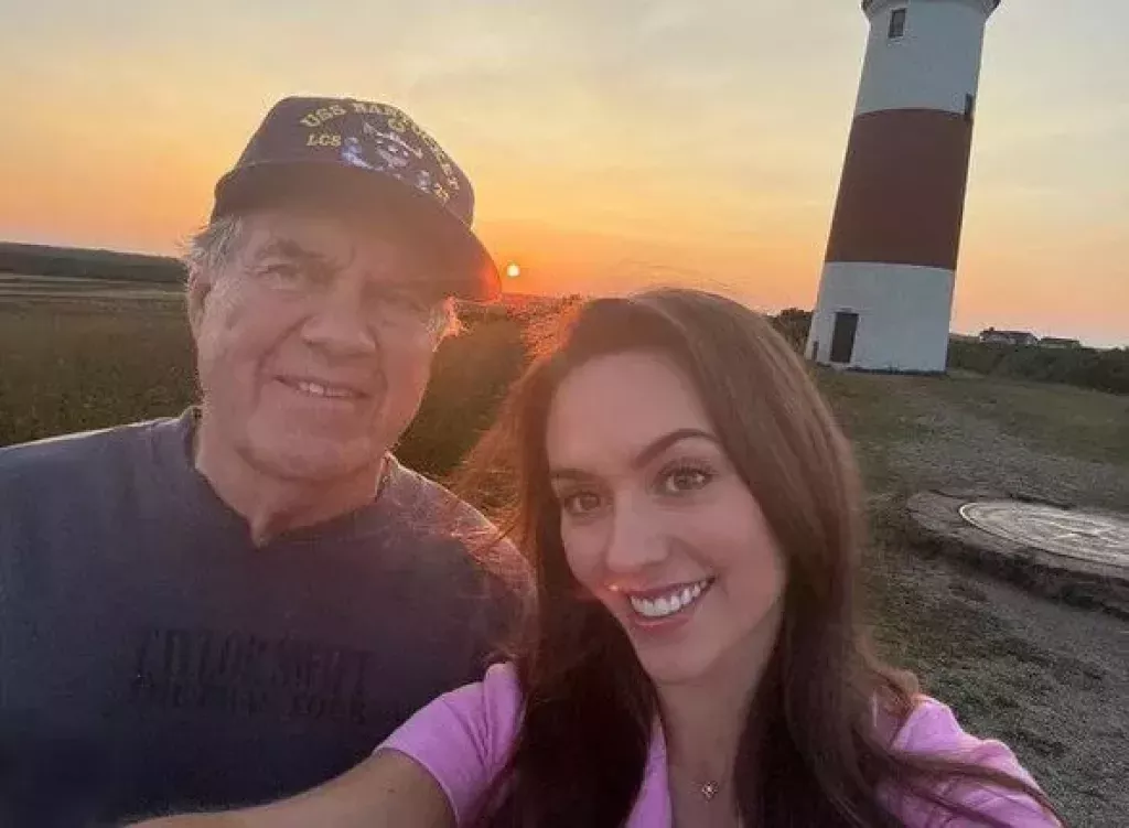 Bill Belichick and Jordon Hudson
