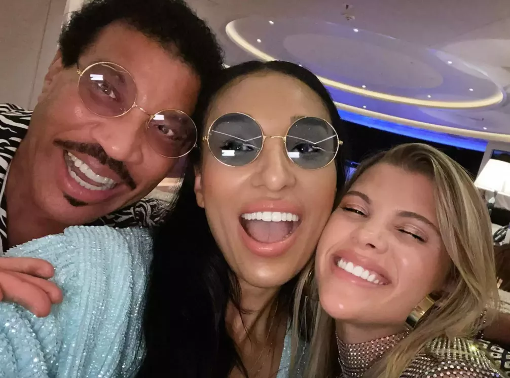 Lionel Richie girlfriend Lisa and daughter Sofia
