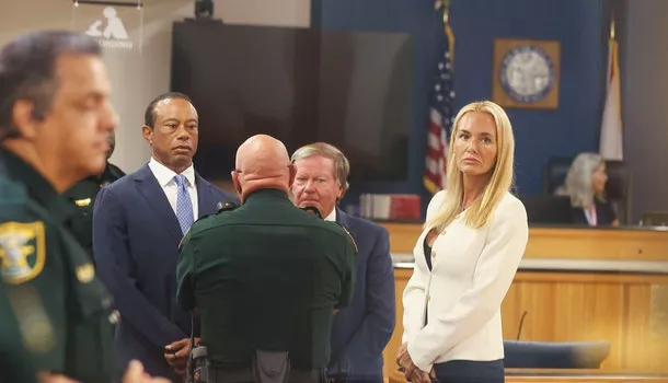 Tiger Woods and Vanessa Trump