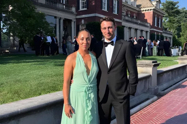 Jessica Pegula and Taylor Gahagen