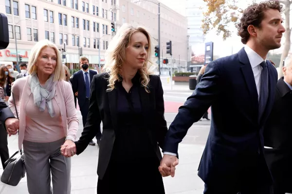 Elizabeth Holmes and Billy Evans