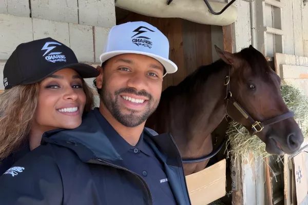 Ciara and Russell Wilson