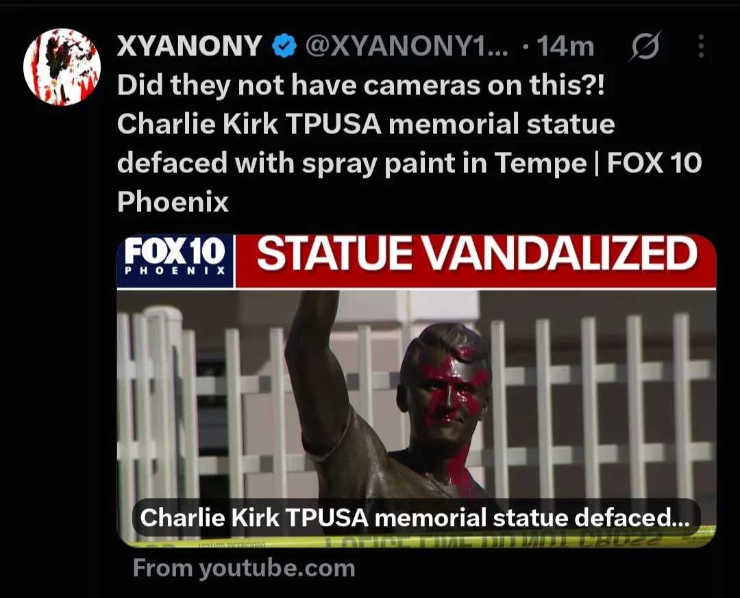 Charlie Kirk Statue
