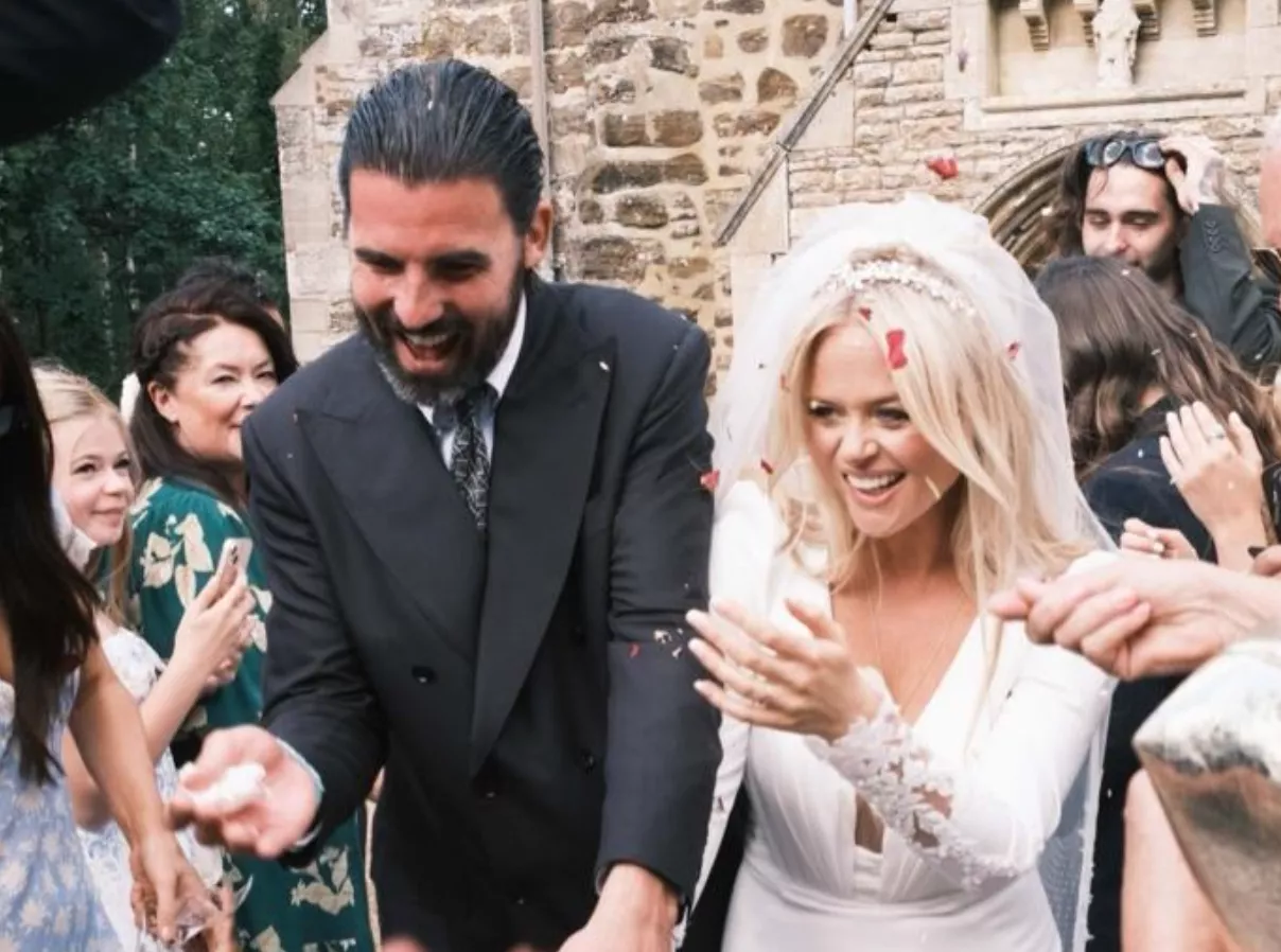 Emily Atack and husband